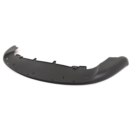 Front bumper spoiler black - front,